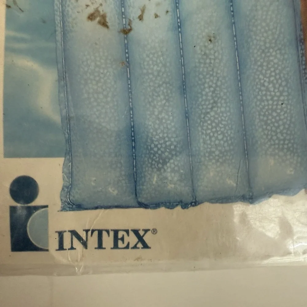 Vintage Intex The Wet Set‎ Purple Inflatable Air Mat Vinyl Pool Float 1999 72x30